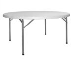Masa plastic, blat fix si picioare pliabile 180 cm (10-12 persoane)