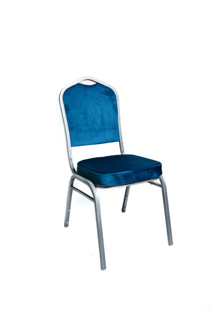 Scaun Conferinta Catifea Albastru